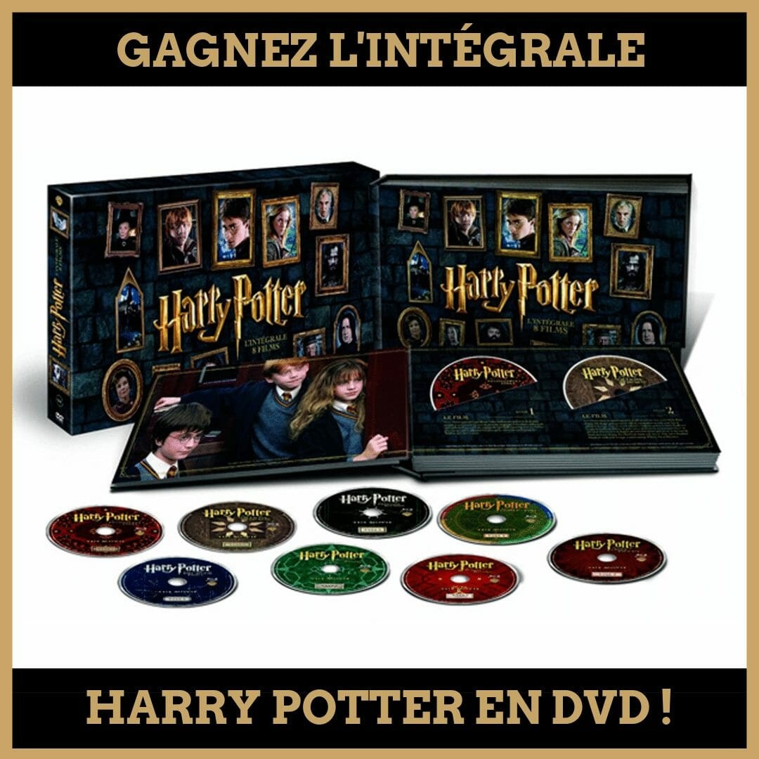 GAGNEZ L'INTÉGRALE HARRY POTTER EN DVD !