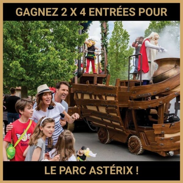 CONCOURS : GAGNEZ 2 X 4 ENTRÉES POUR LE PARC ASTÉRIX !