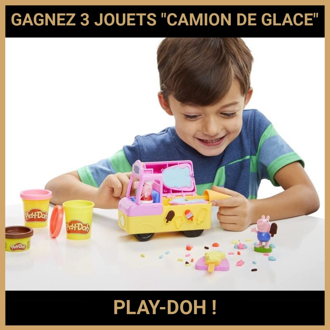 CONCOURS : GAGNEZ 3 JOUETS CAMION DE GLACE PLAY-DOH !