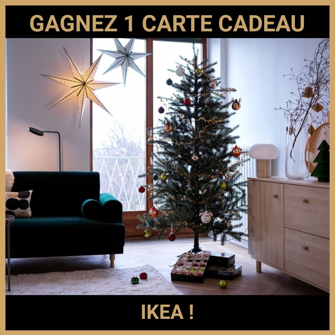 CONCOURS : GAGNEZ 1 CARTE CADEAU IKEA !