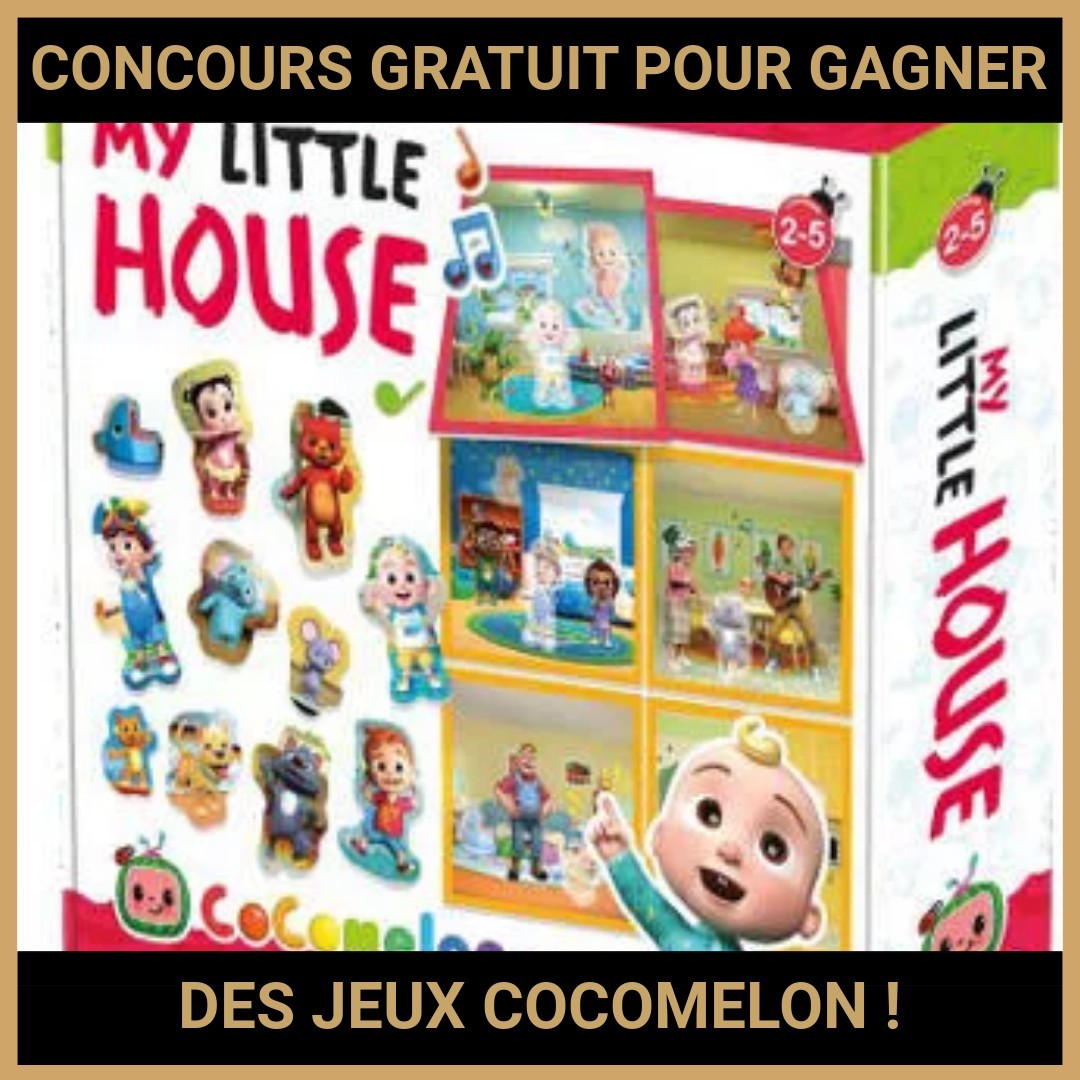 JEU CONCOURS GRATUIT POUR GAGNER  DES JEUX COCOMELON  !