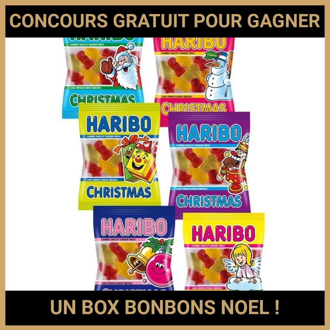 JEU CONCOURS GRATUIT POUR GAGNER UN BOX BONBONS NOEL !