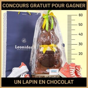 JEU CONCOURS GRATUIT POUR GAGNER UN LAPIN EN CHOCOLAT LÉONIDAS !