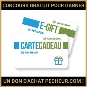 JEU CONCOURS GRATUIT POUR GAGNER UN BON D'ACHAT PECHEUR.COM !