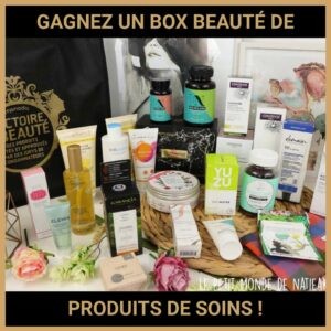 JEU CONCOURS GRATUIT POUR GAGNER UN BOX BEAUTÉ DE PRODUITS DE SOINS !
